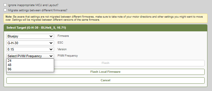 Load Firmware