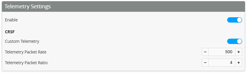 Telemetry Tab